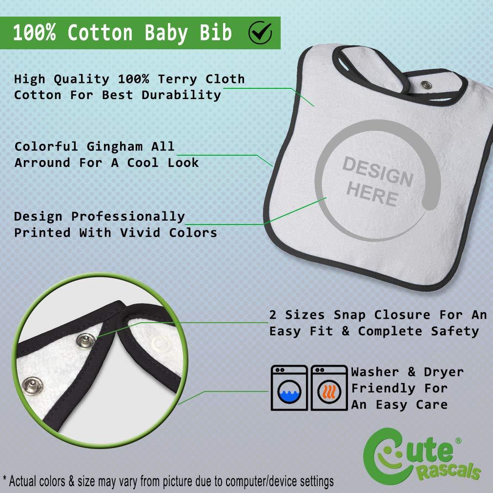 Babero Personalizado Algodón 100% Unisex Yo Amo a Mi Papá