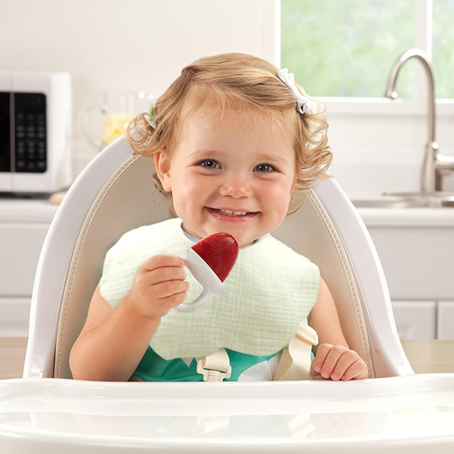 Baberos de Muselina EllieHouse 100% Algodón Paquete de 8