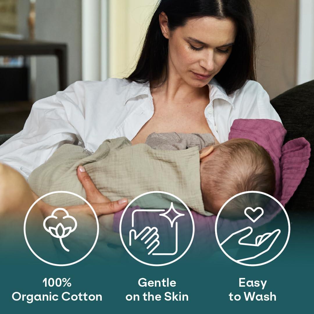 Paquete de 5 Paños de Muselina Koala Babycare 50.8x25.4 cm