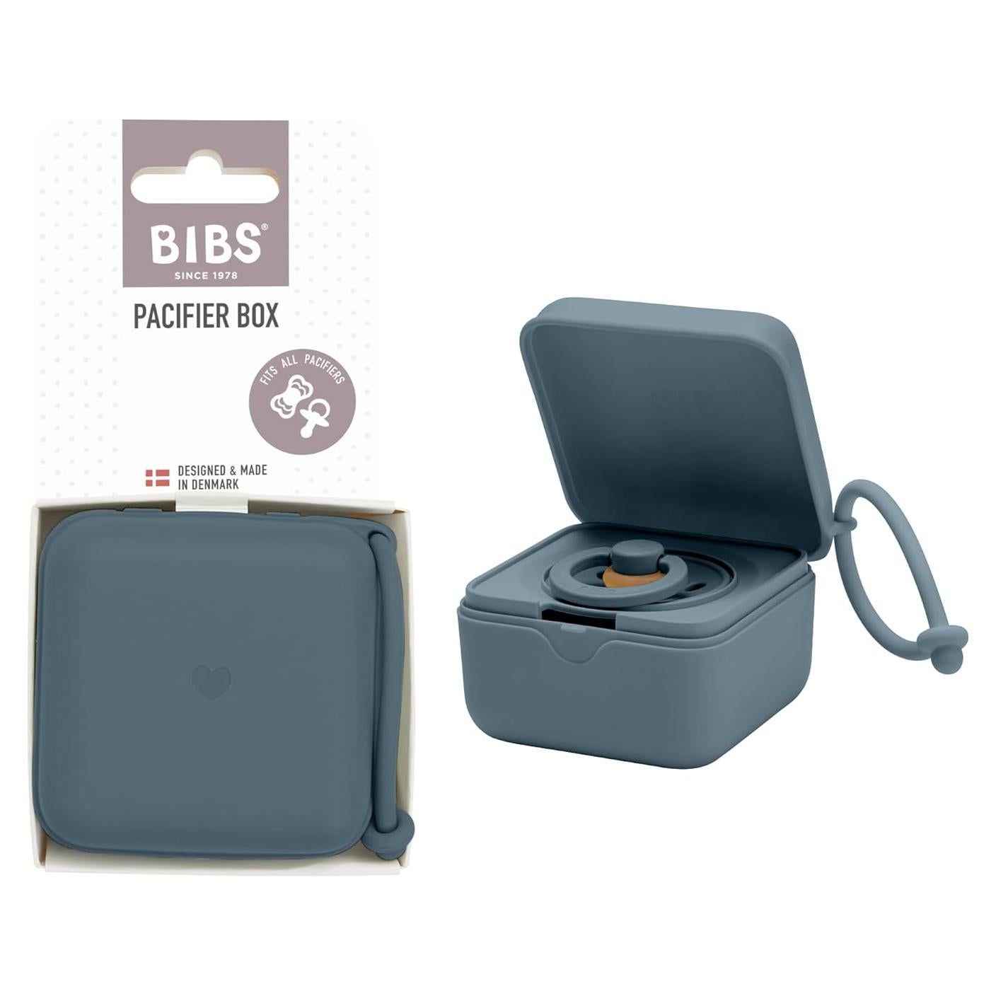 Caja de Chupetes BIBS Petróleo - Esterilizadora Microondas