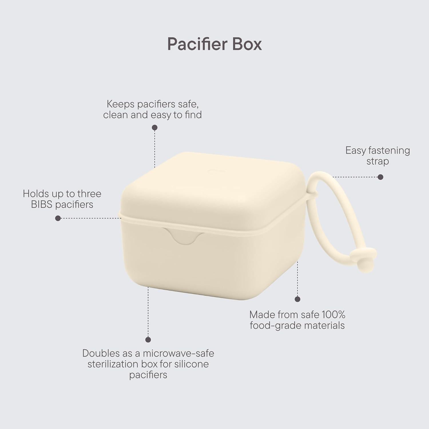 Caja de Chupetes BIBS Petróleo - Esterilizadora Microondas