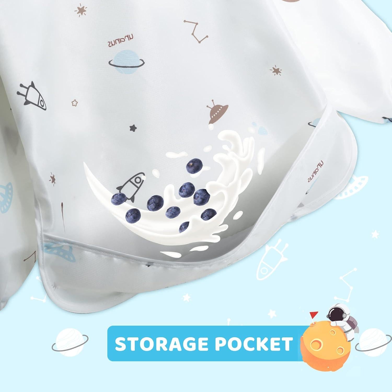 Babero Impermeable Little Dimsum para Bebés - Paquete de 2