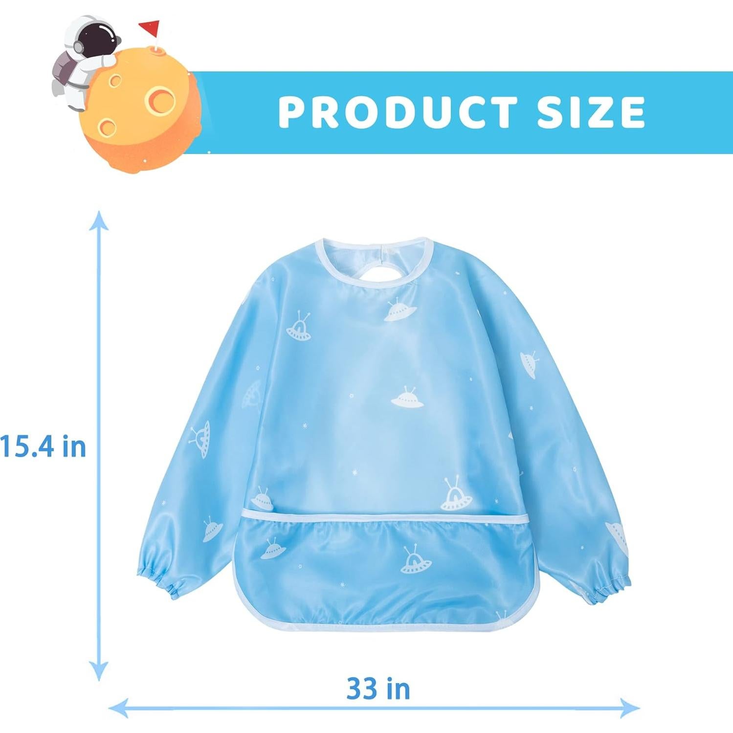Babero Impermeable Little Dimsum para Bebés - Paquete de 2