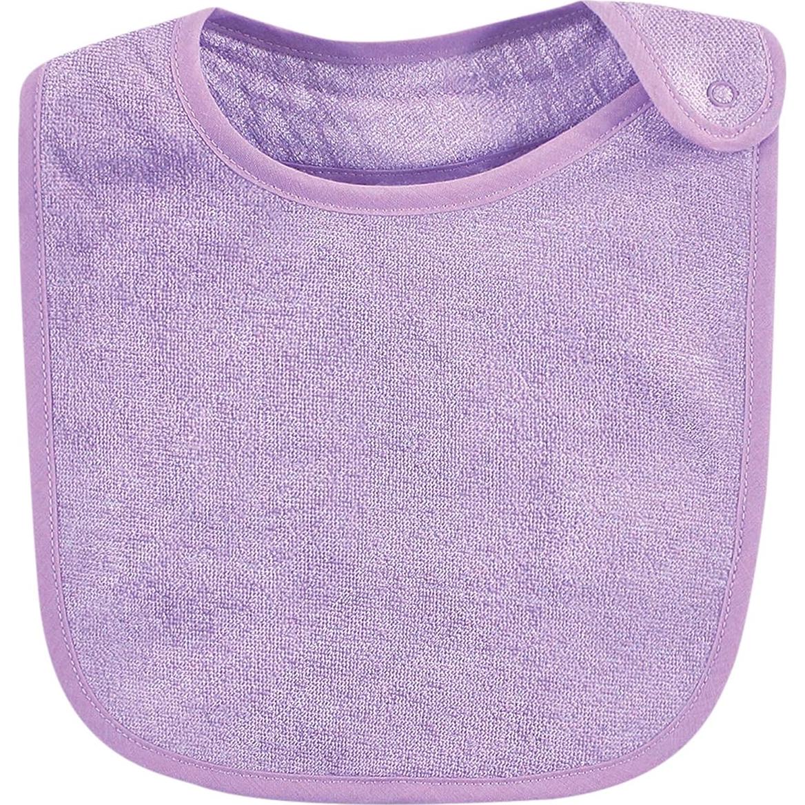 Baberos Unisex Hudson Baby de Rayón de Bambú - Menta Púrpura