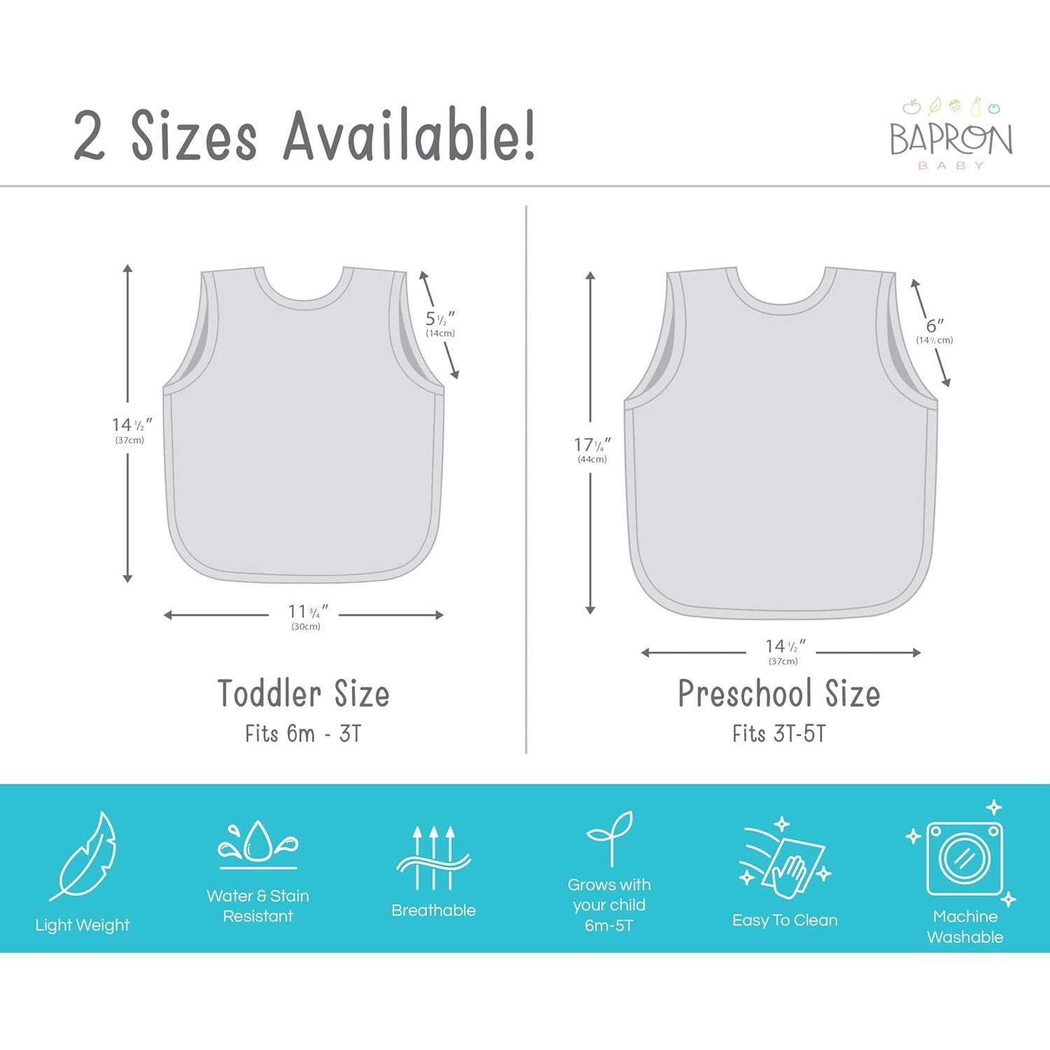 BapronBaby Babero Híbrido Impermeable 6m-3T Mercado Fresco