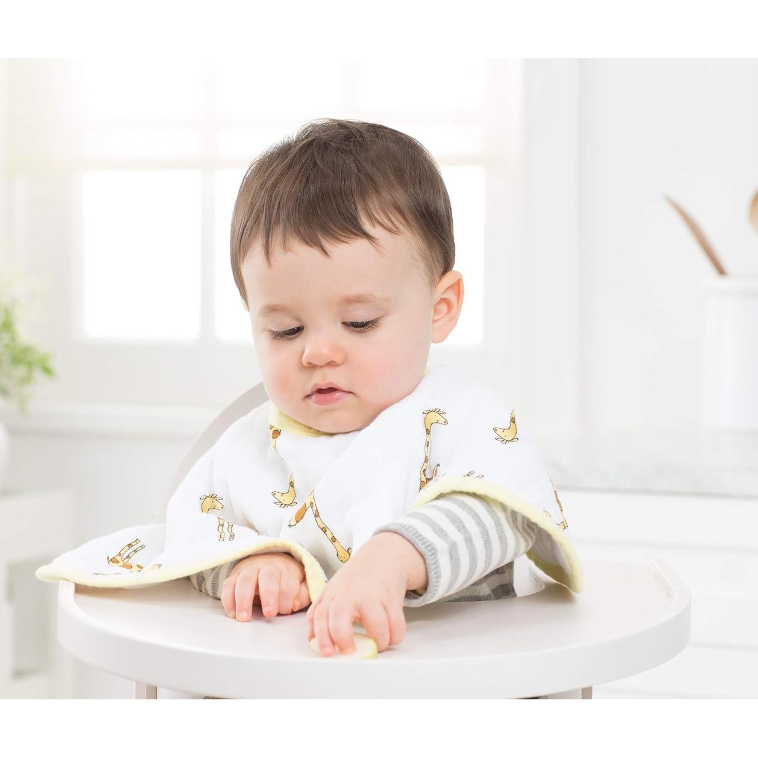 Baberos Burpy Aden + Anais 2 Pack Muselina 100% Algodón