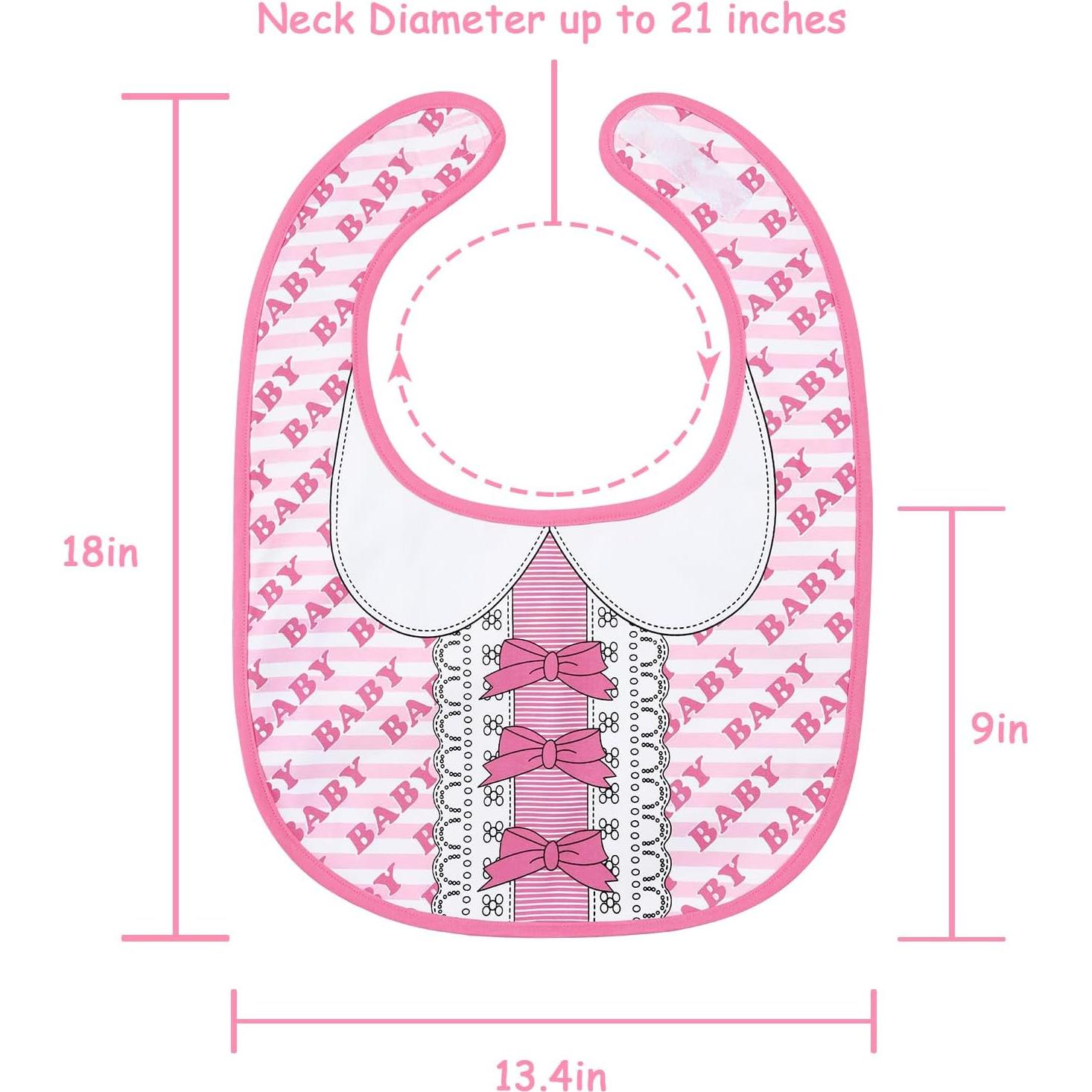 Babero Impermeable Adulto LittleForBig Rosa Ajustable
