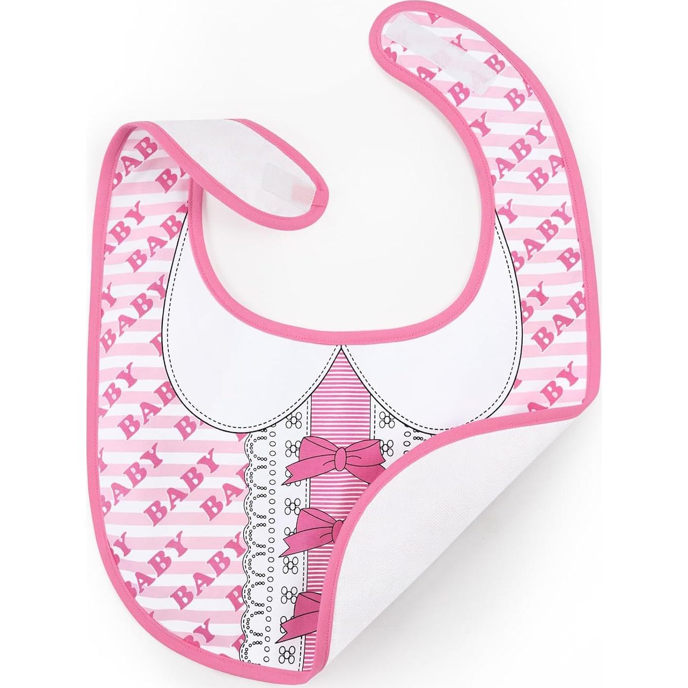 Babero Impermeable Adulto LittleForBig Rosa Ajustable