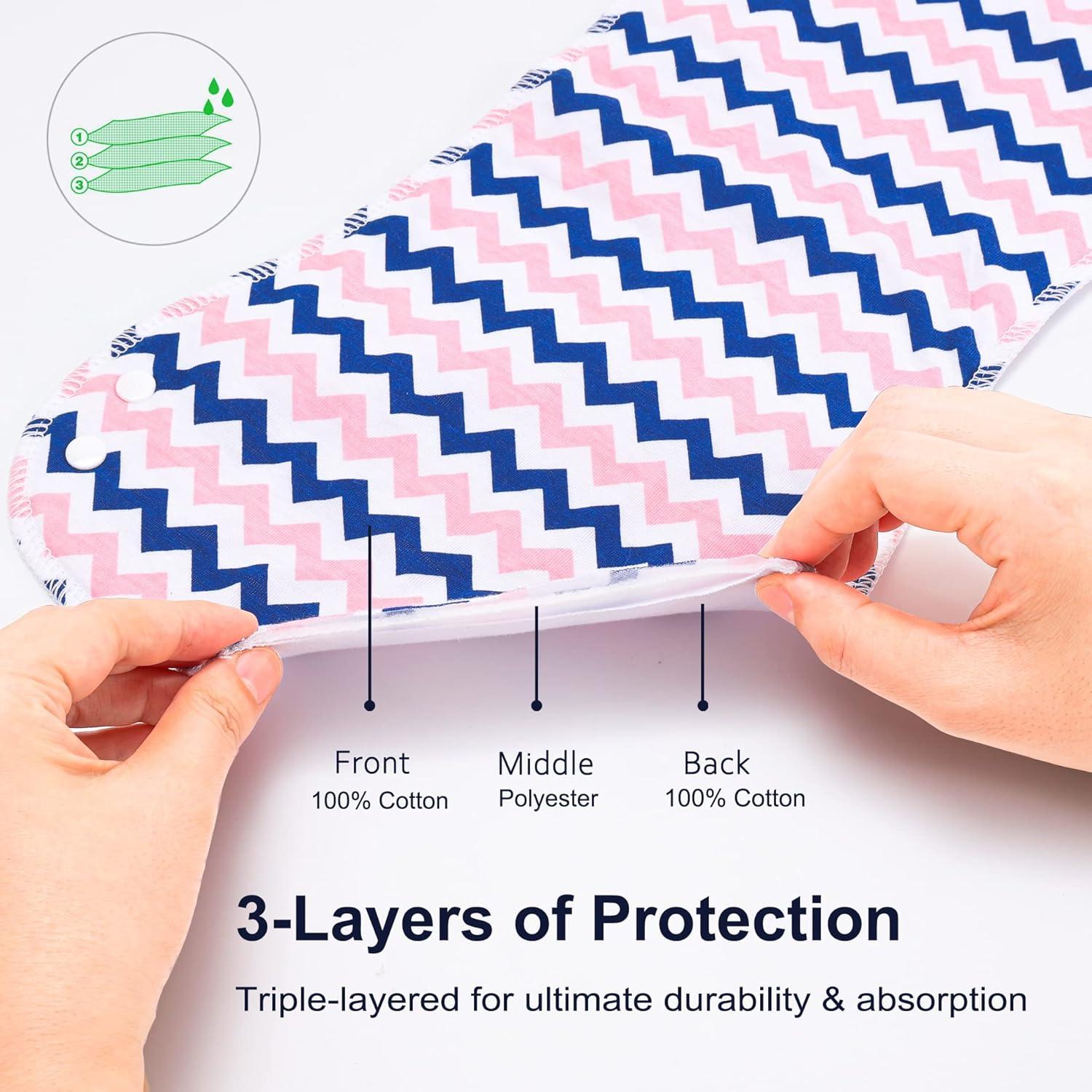 Paños de Eructo y Baberos 2 en 1 Benoxine - 6 Unidades Algodón