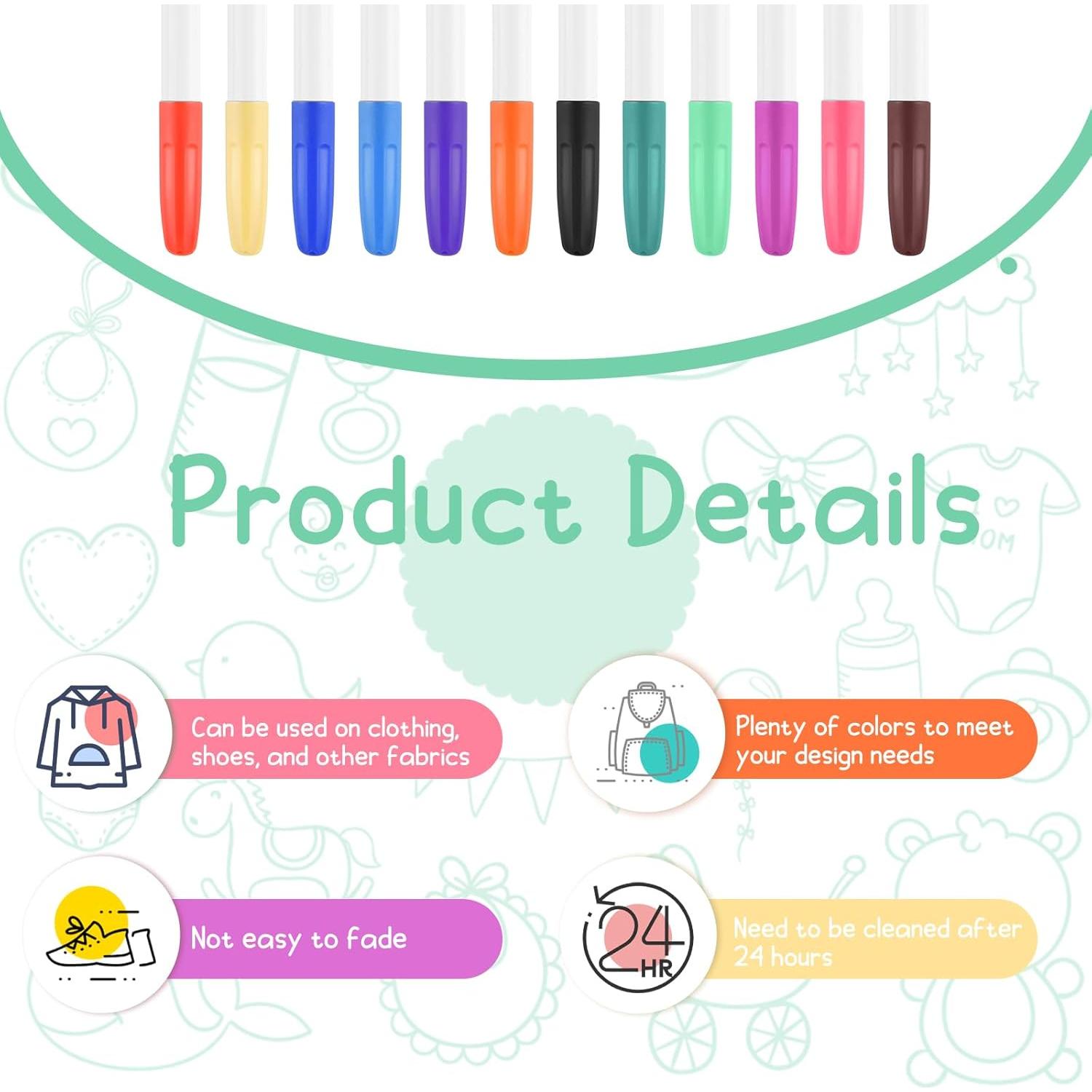 Set de Decoración de Baberos DIY BOUBONI 55 Piezas para Bebés