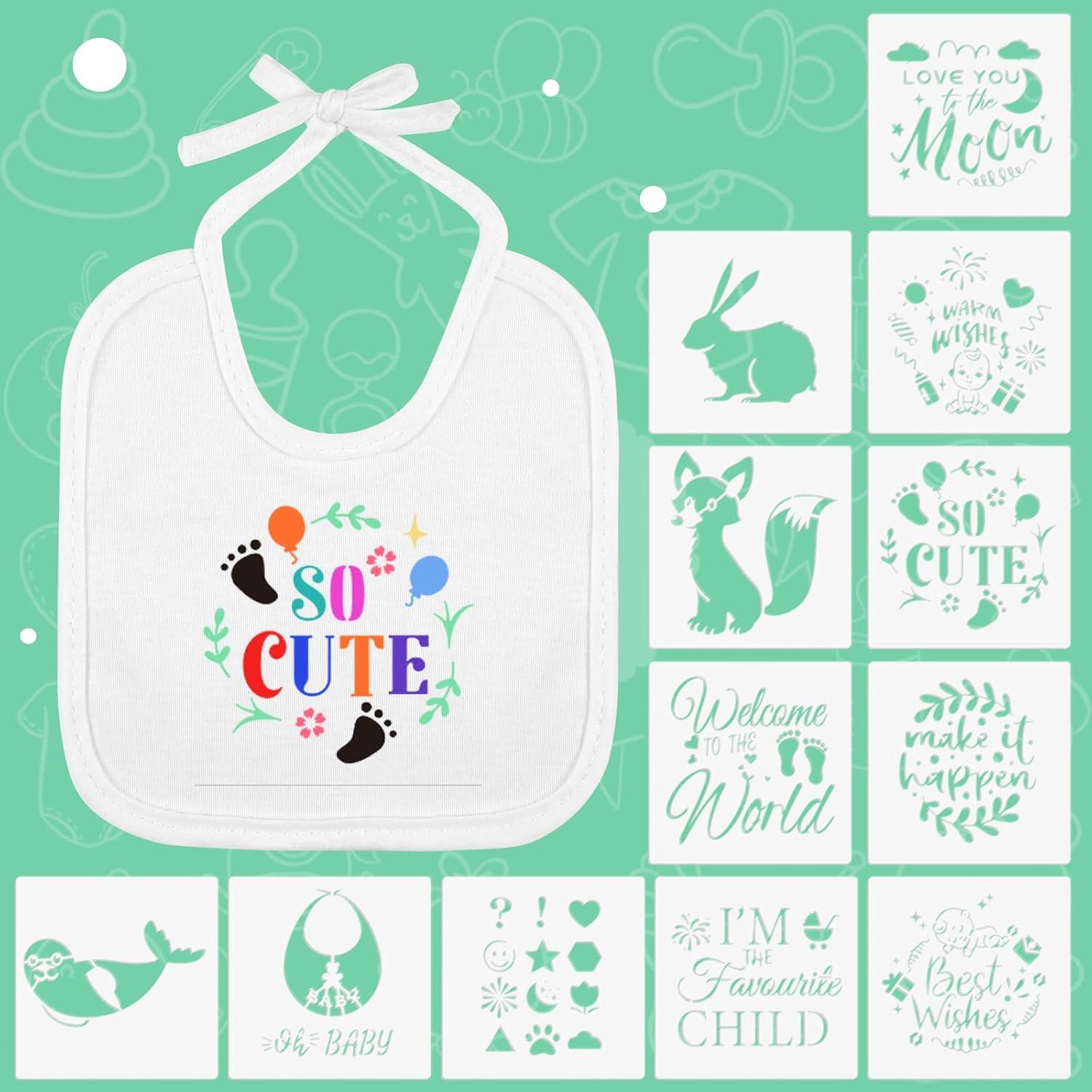 Set de Decoración de Baberos DIY BOUBONI 55 Piezas para Bebés