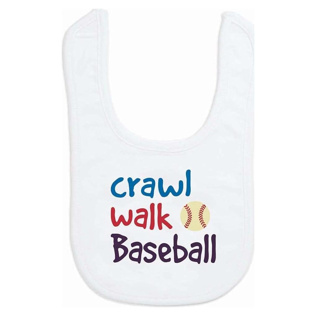 Babero de béisbol para bebés ChalkTalkSPORTS | Microfibra Suave