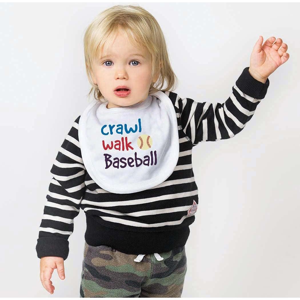 Babero de béisbol para bebés ChalkTalkSPORTS | Microfibra Suave