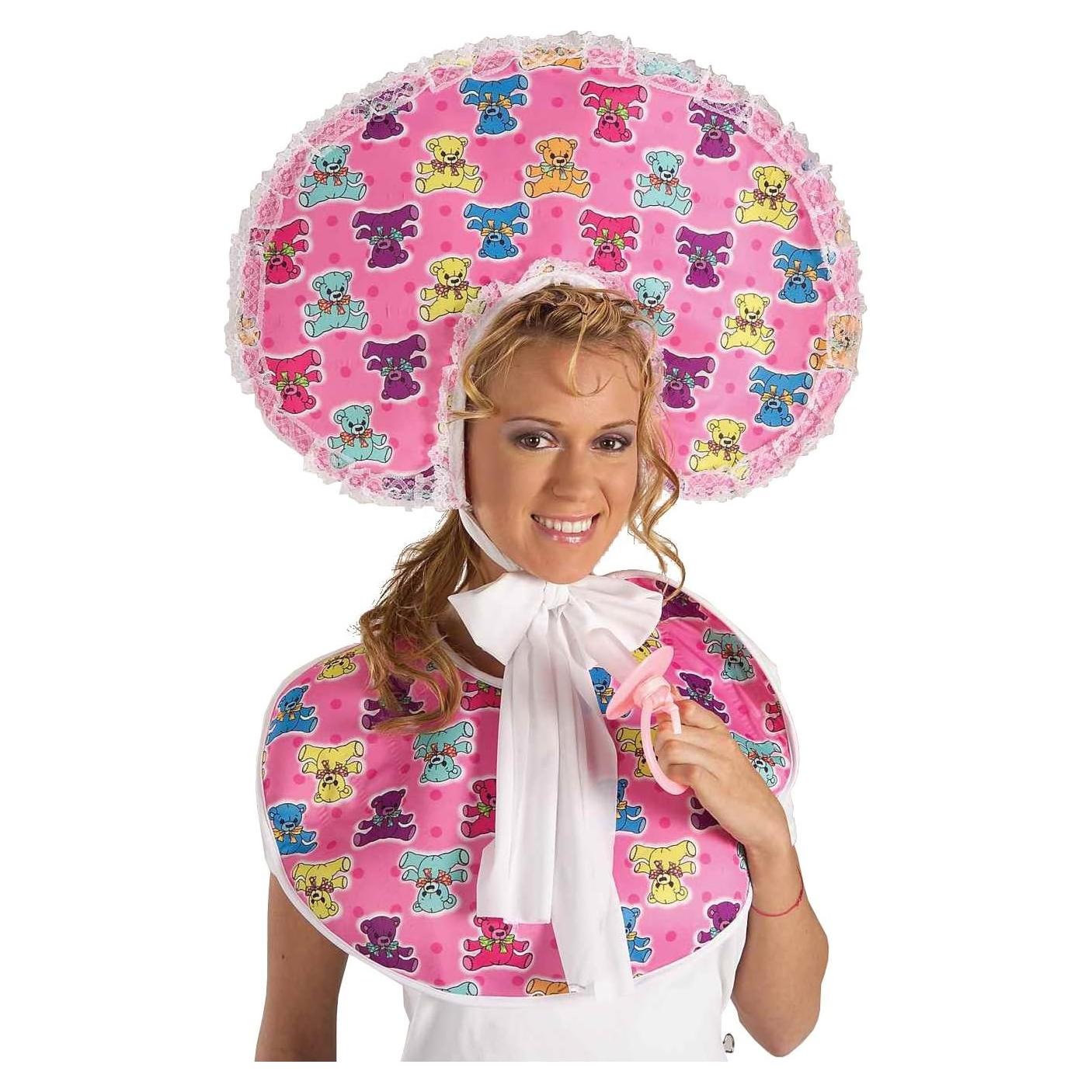 Conjunto Babero y Bonete Disfraz Sobredimensionado Forum Novelties