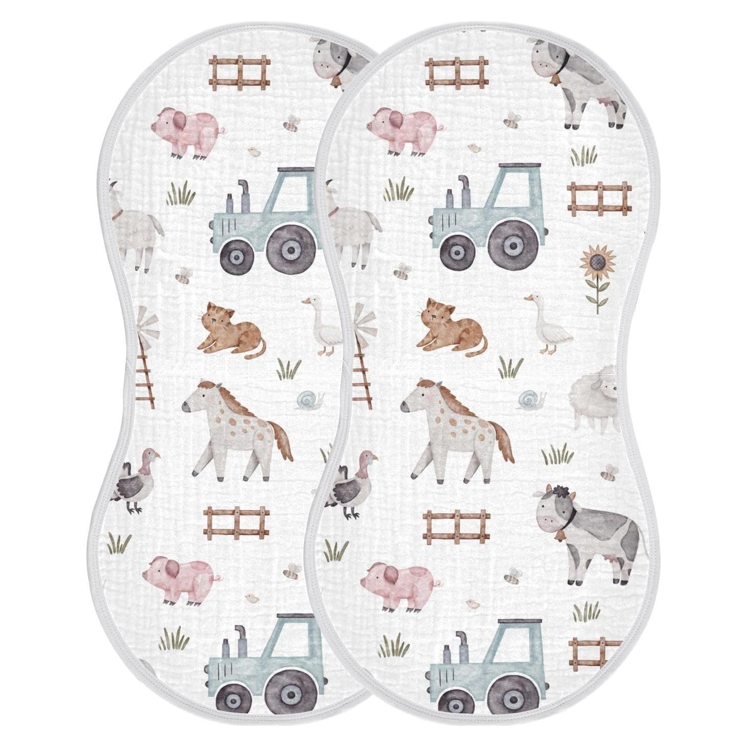 Paños de Eructo Burbuja 2 Unidades Algodón 55.88x27.94cm