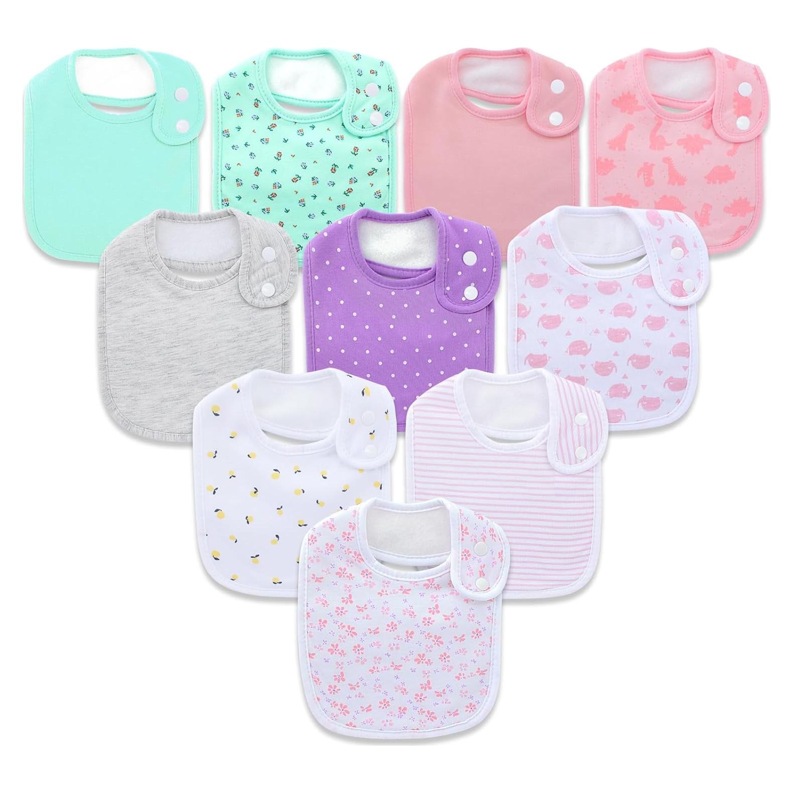 Baberos Bandana Hakochia de Algodón Orgánico 10 Piezas