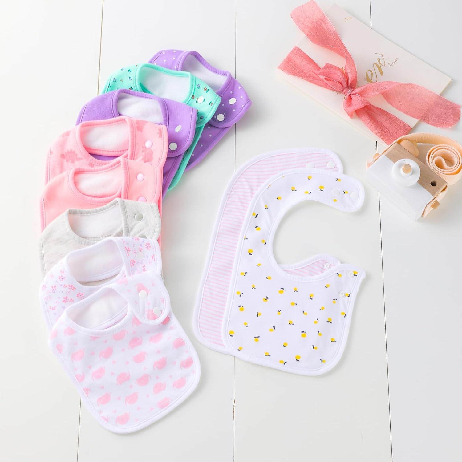 Baberos Bandana Hakochia de Algodón Orgánico 10 Piezas