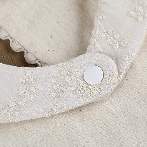 Babero Reversible GZMM Algodón Natural 0-12 Meses 2 Piezas