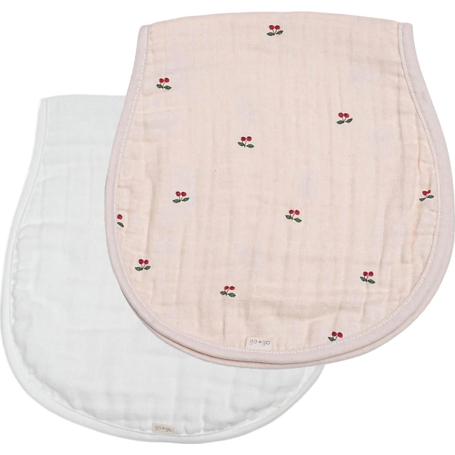 Pañuelos de Eructo Ali+Oli 2-pk Muselina Orgánica Bebés