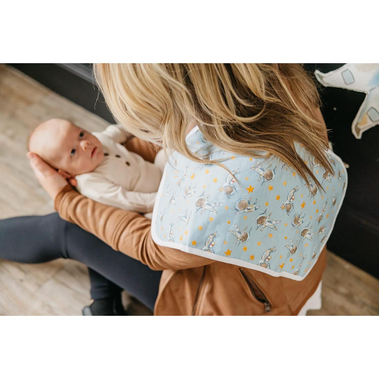 Paños de Eructo para Bebés Copper Pearl - 3 Unidades Grandes Algodón