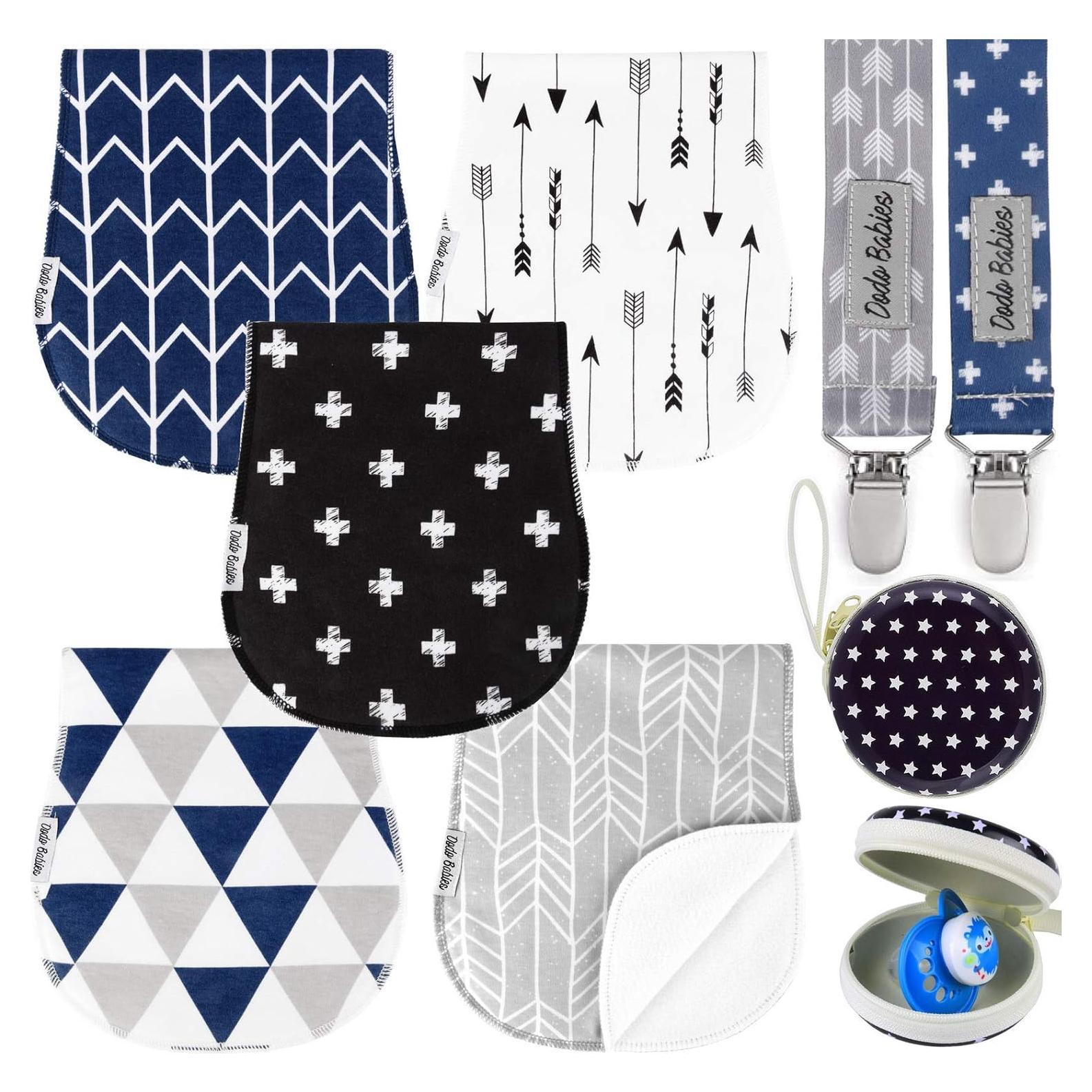 Paquete de 5 Paños de Eructo Dodo Babies - Algodón Suave