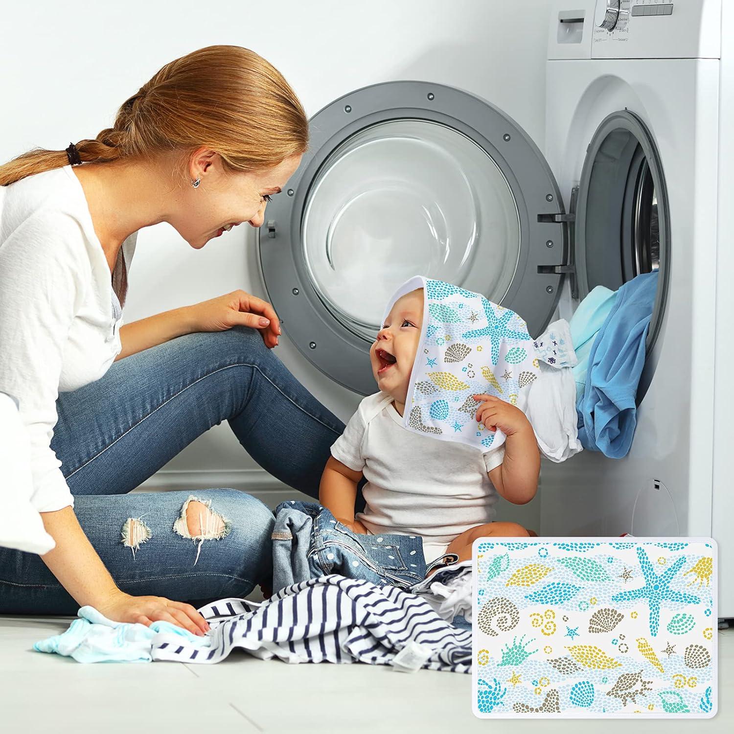 Paños de Eructo para Bebés SATINIOR 5 Piezas Blancos Absorbentes