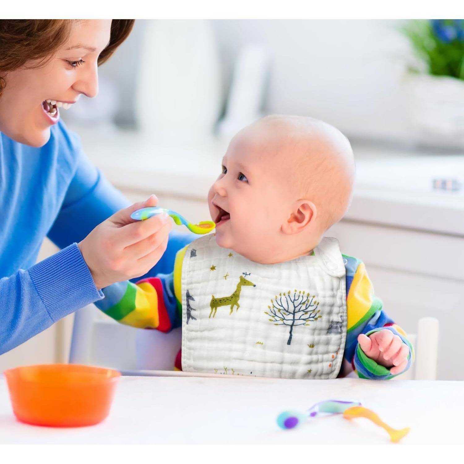 Conjunto de Pañales y Baberos Zainpe Algodón 6 Piezas Animales