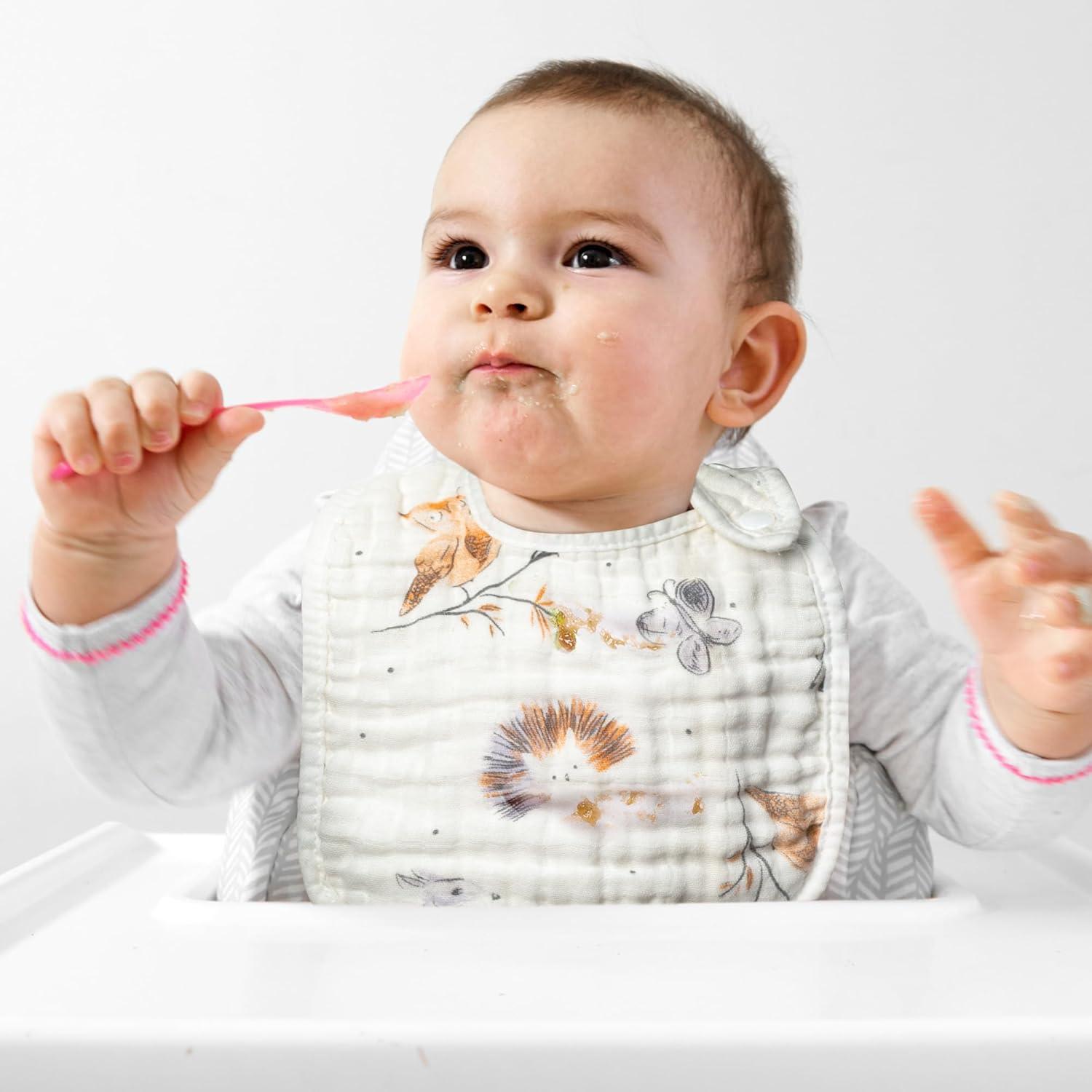 Conjunto de Pañales y Baberos Zainpe Algodón 6 Piezas Animales