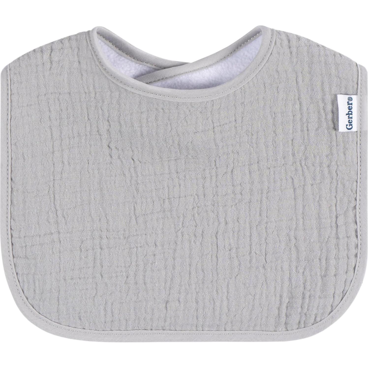 Baberos de Muselina Gerber Pack de 8 para Bebé Unisex