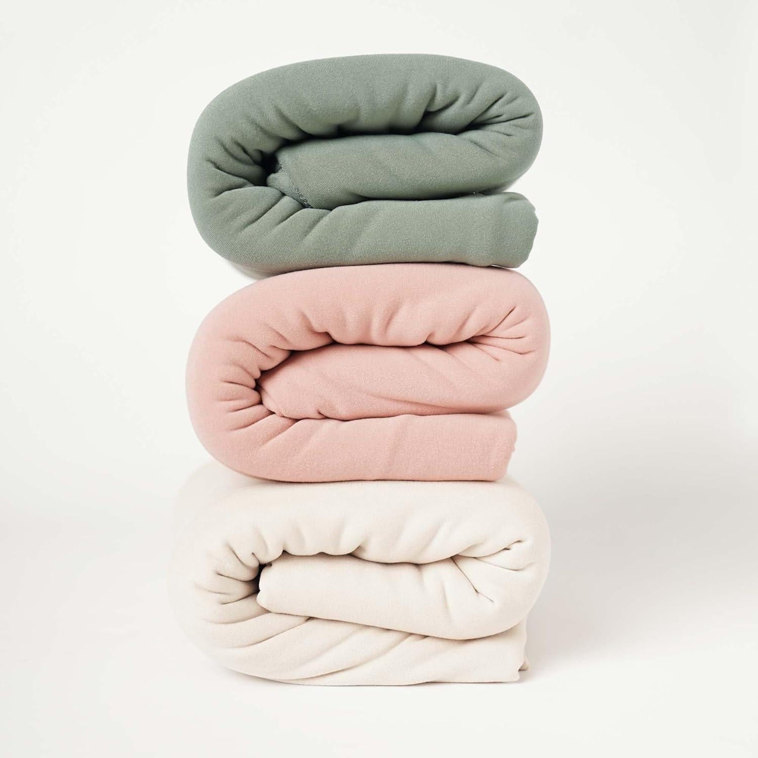 Manta de Recepción MairMore 120x120 cm Verde con Gorro