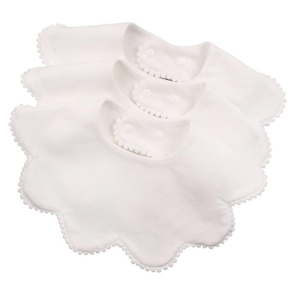 Baberos de Bandana para Bebés JANGANNSA 3 Piezas Algodón