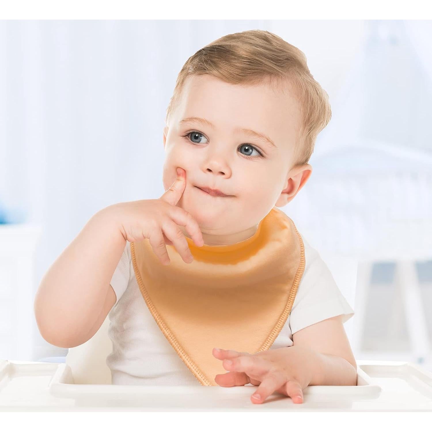 Baberos Bandana de Algodón Little Tots - 4 a 10 Piezas Unisex