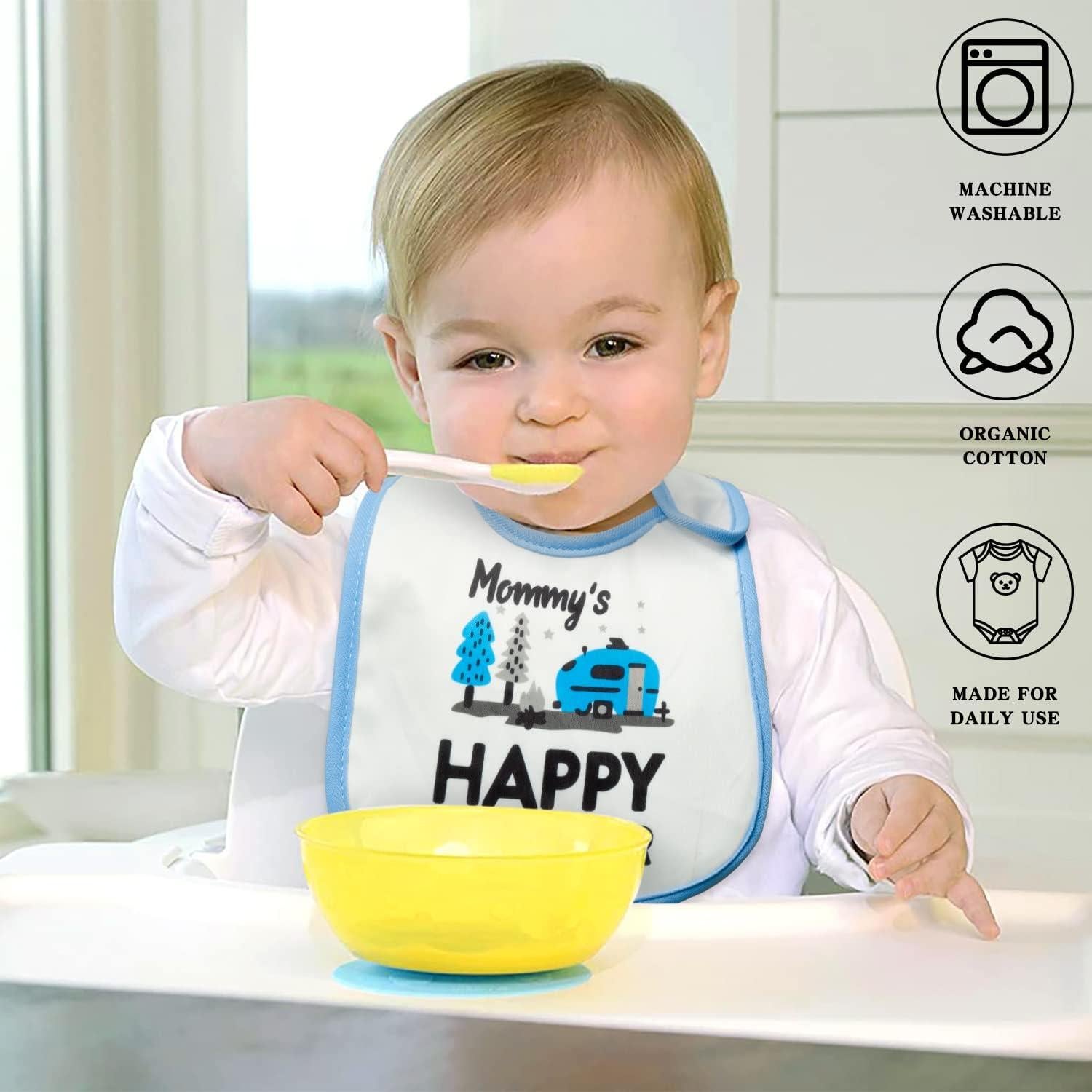 Baberos Impermeables para Bebés BWkoss - 10 Piezas Unisex