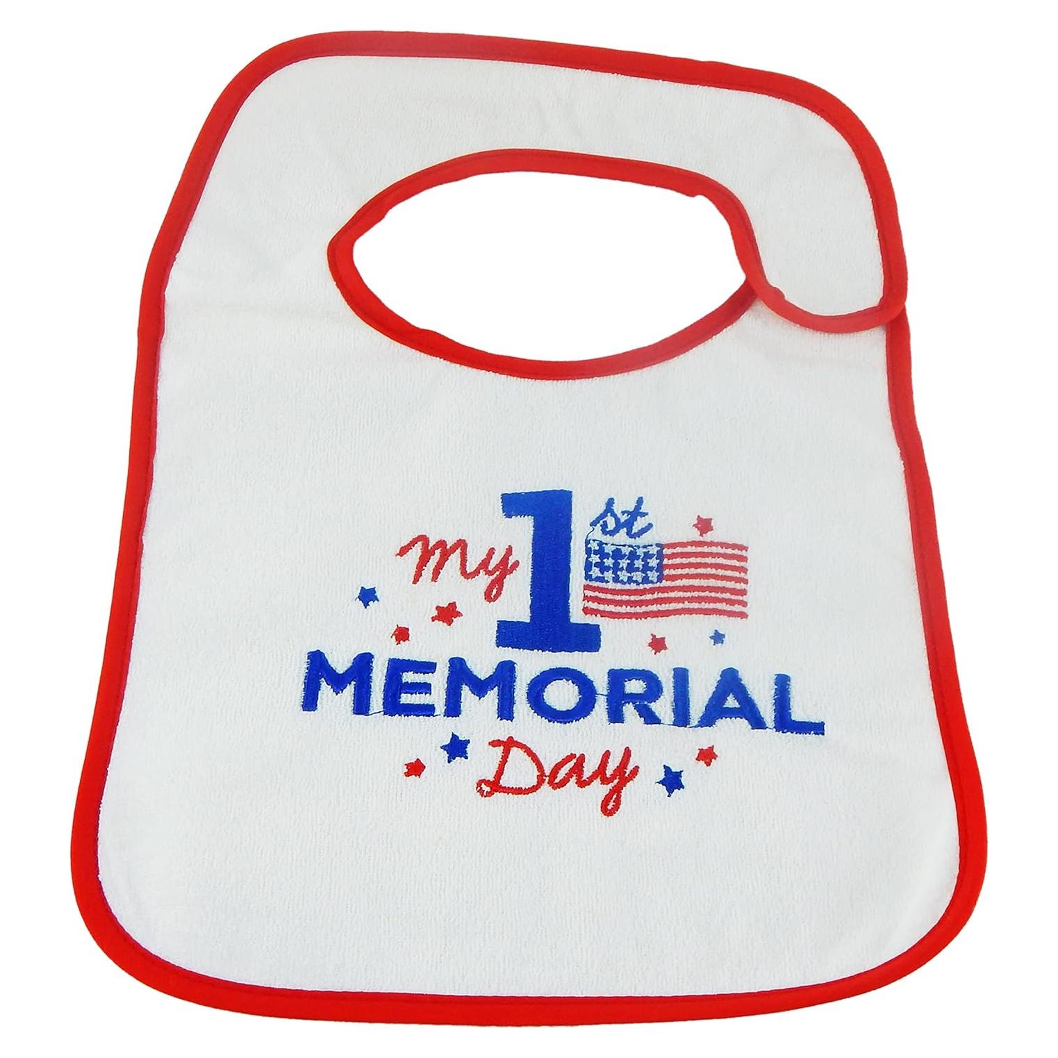 Babero de Algodón Unisex Rie’s Ideas - Primer Día de Conmemoración