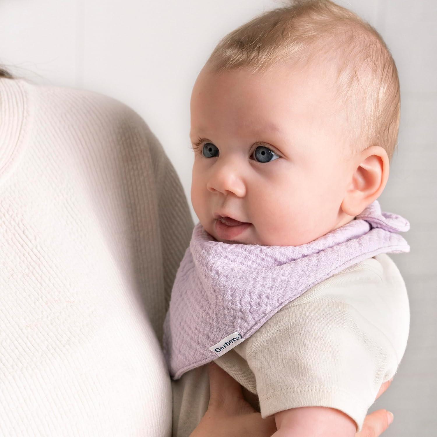 Baberos Bandana Unisex Gerber - 10 Piezas Multicolor