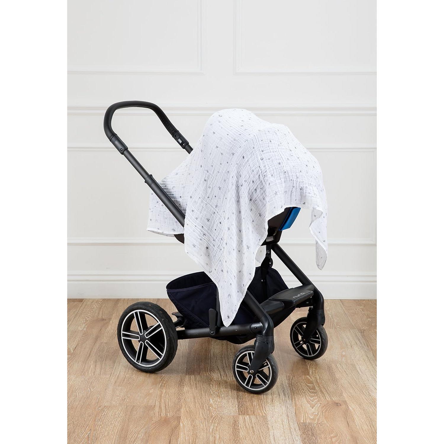 Manta de Muselina 100% Algodón Compañía Americana Bebés 120x120 cm