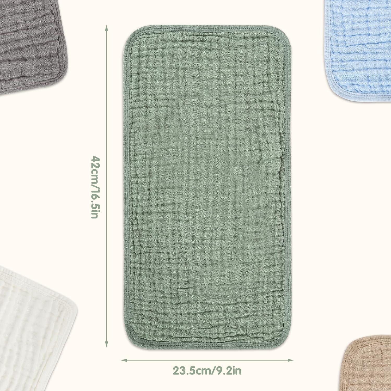 Juego de Paños de Muselina Arnzion 100% Algodón 10 Unidades