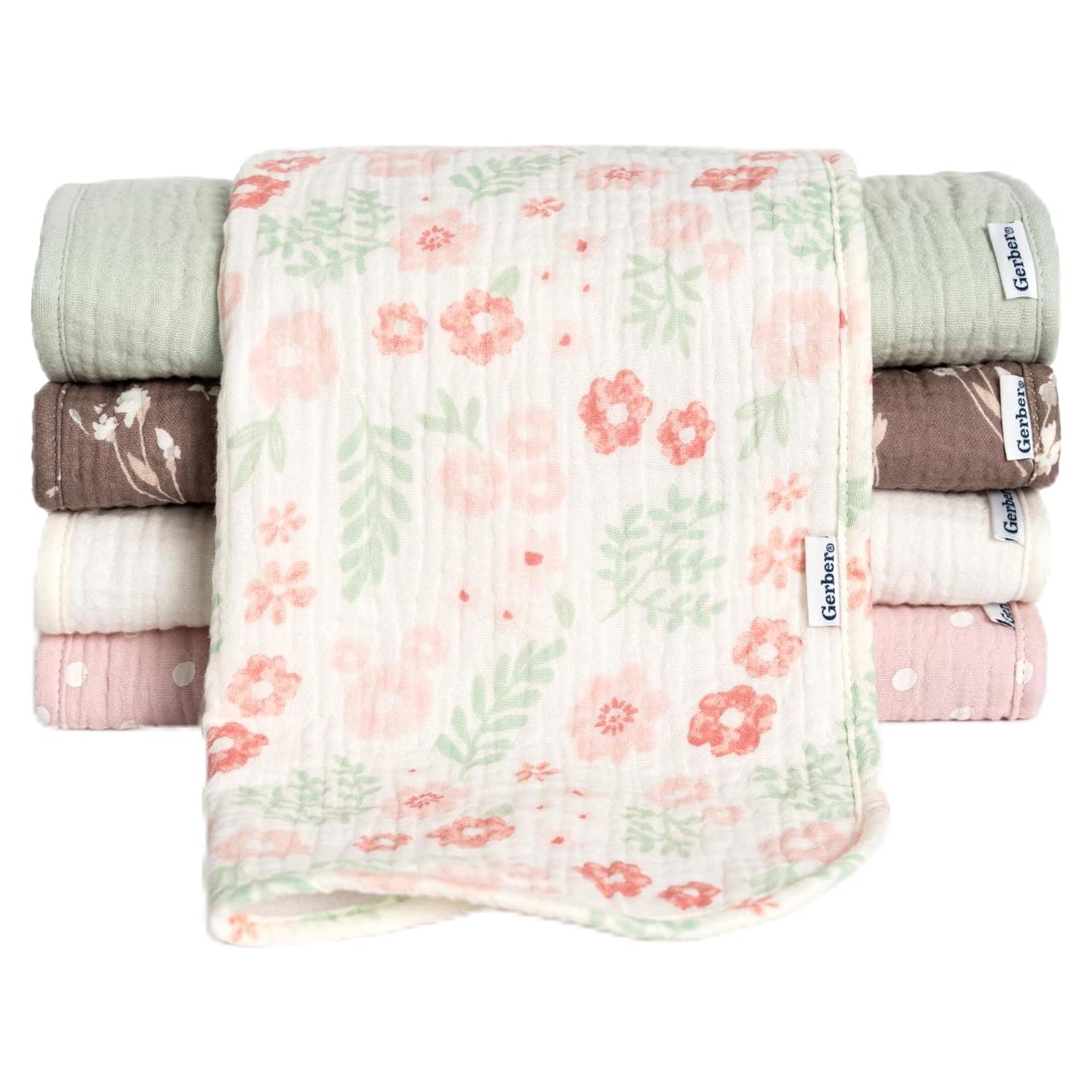 Pañales de Muselina para Eructos Gerber 5-Pack 20x25cm