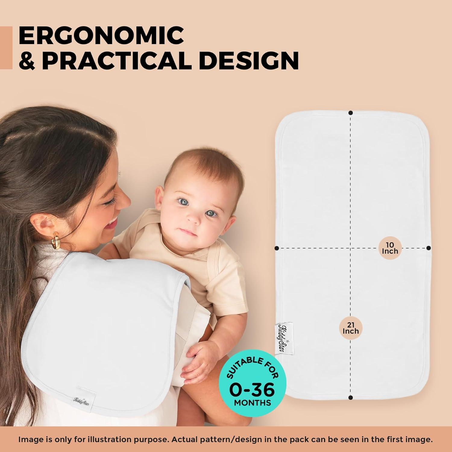 Paquete de 5 Paños de Gasas KiddyStar - Algodón Orgánico Grande