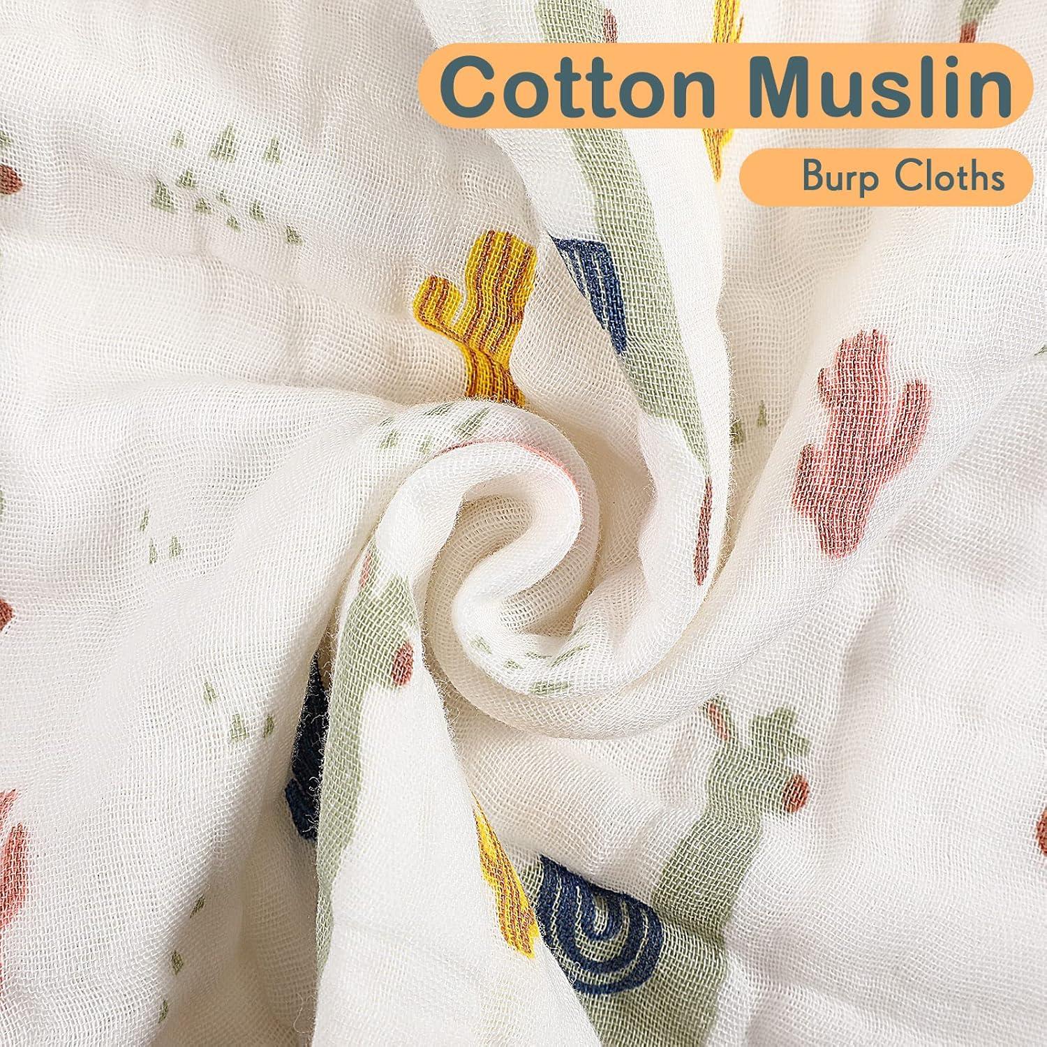 Paquete de 20 Paños de Muselina Kenning para Bebés 25.4x50.8 cm
