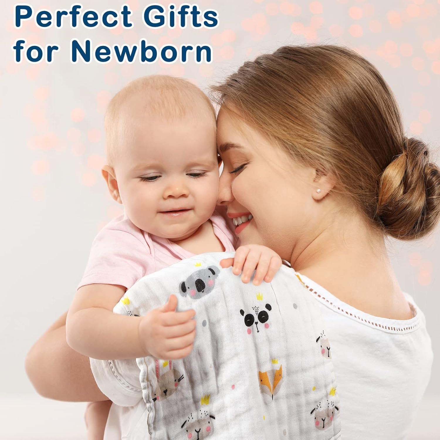 Paquete de 20 Paños de Muselina Kenning para Bebés 25.4x50.8 cm