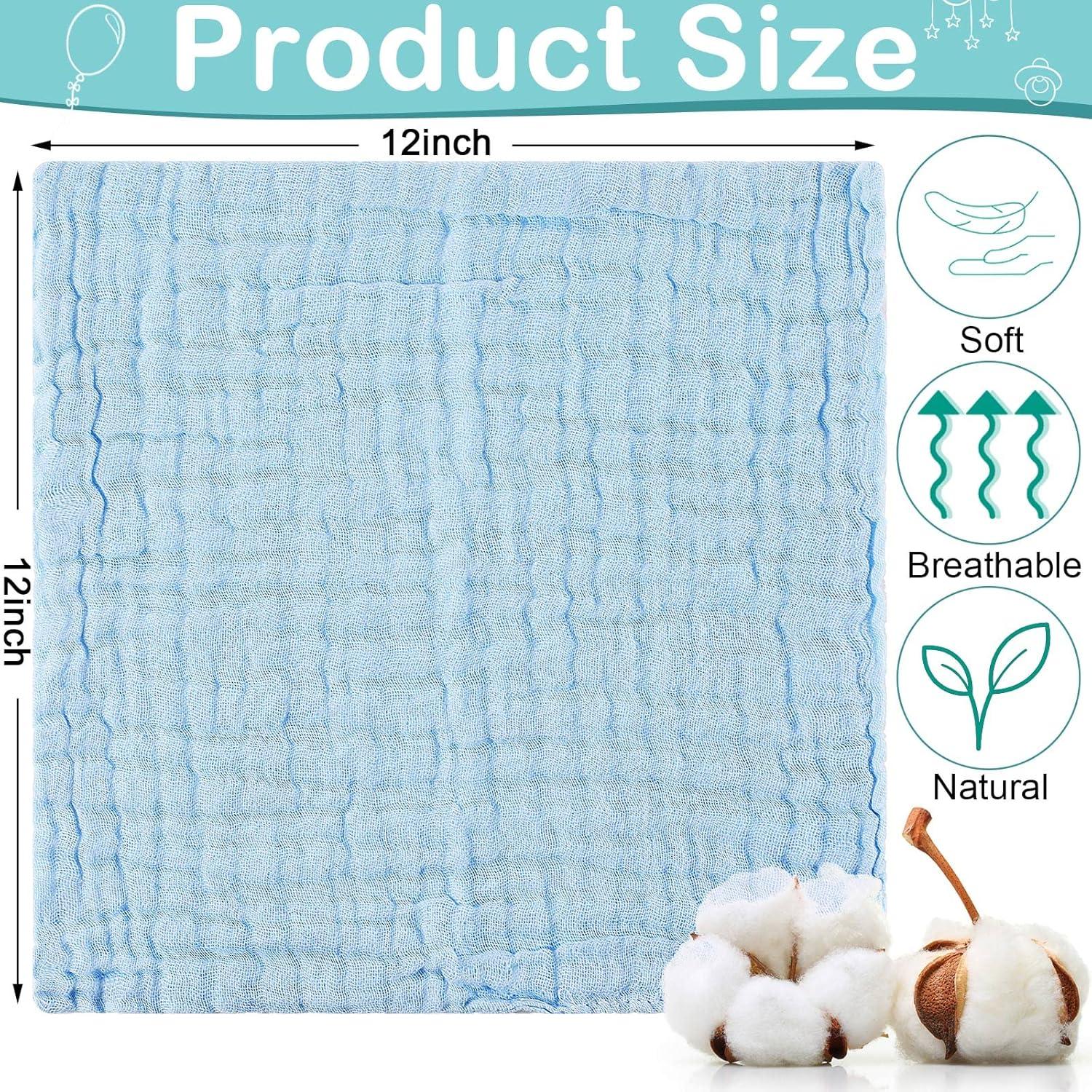 Paños de Muselina Chumia 30 Pcs Algodón 30x30 cm Bebés