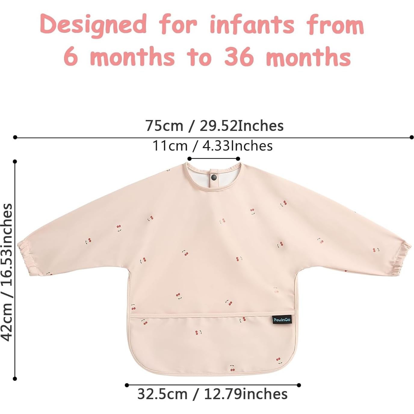 Babero para Bebé WeBaby Rosa Ajustable y Lavable 0.10 kg