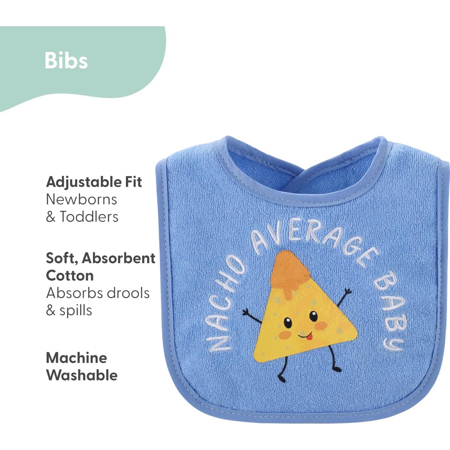 Conjunto de 10 Baberos de Terry The Peanutshell - 100% Algodón