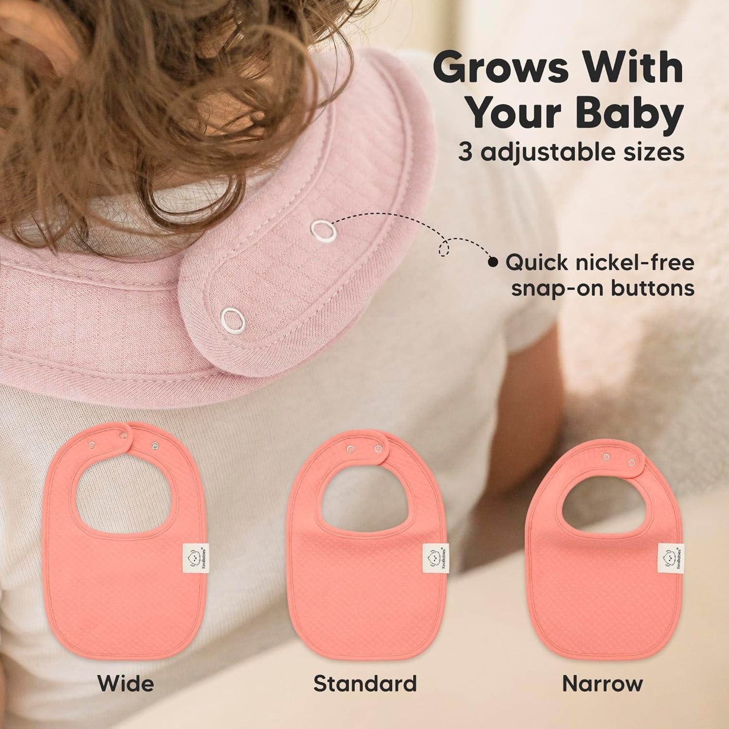 Paquete de 8 Baberos Urban Quin Orgánicos para Bebés Unisex