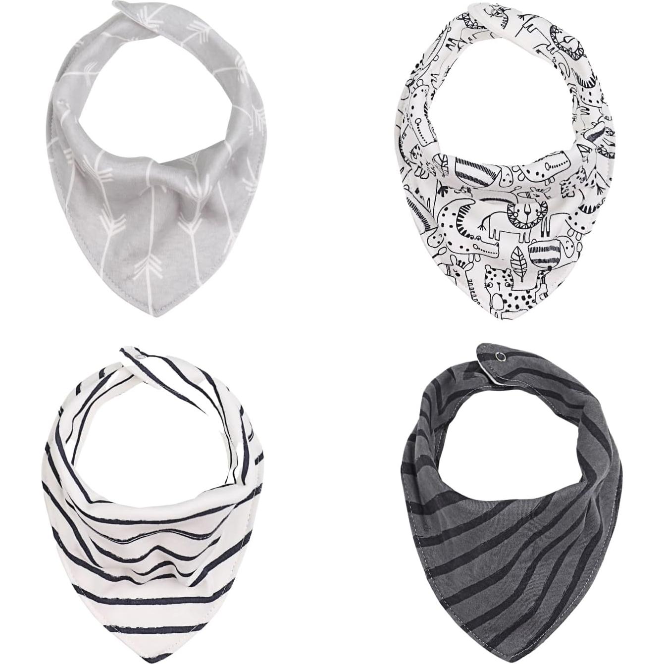 Conjunto de 8 Baberos de Terry The Peanutshell 100% Algodón