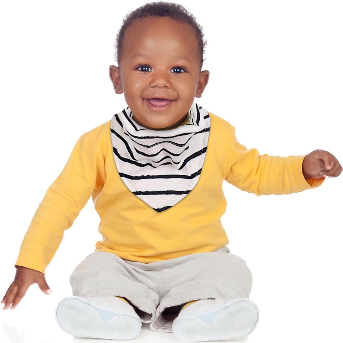 Conjunto de 8 Baberos de Terry The Peanutshell 100% Algodón