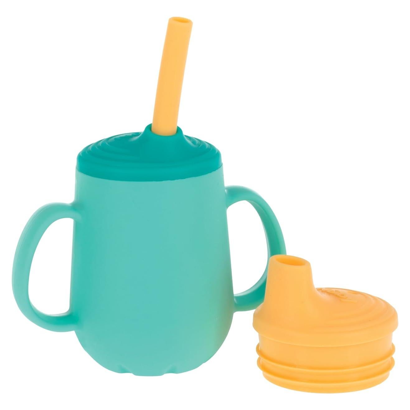Juego de Tazas de Entrenamiento Nuby 3 Etapas Silicona 120 mL