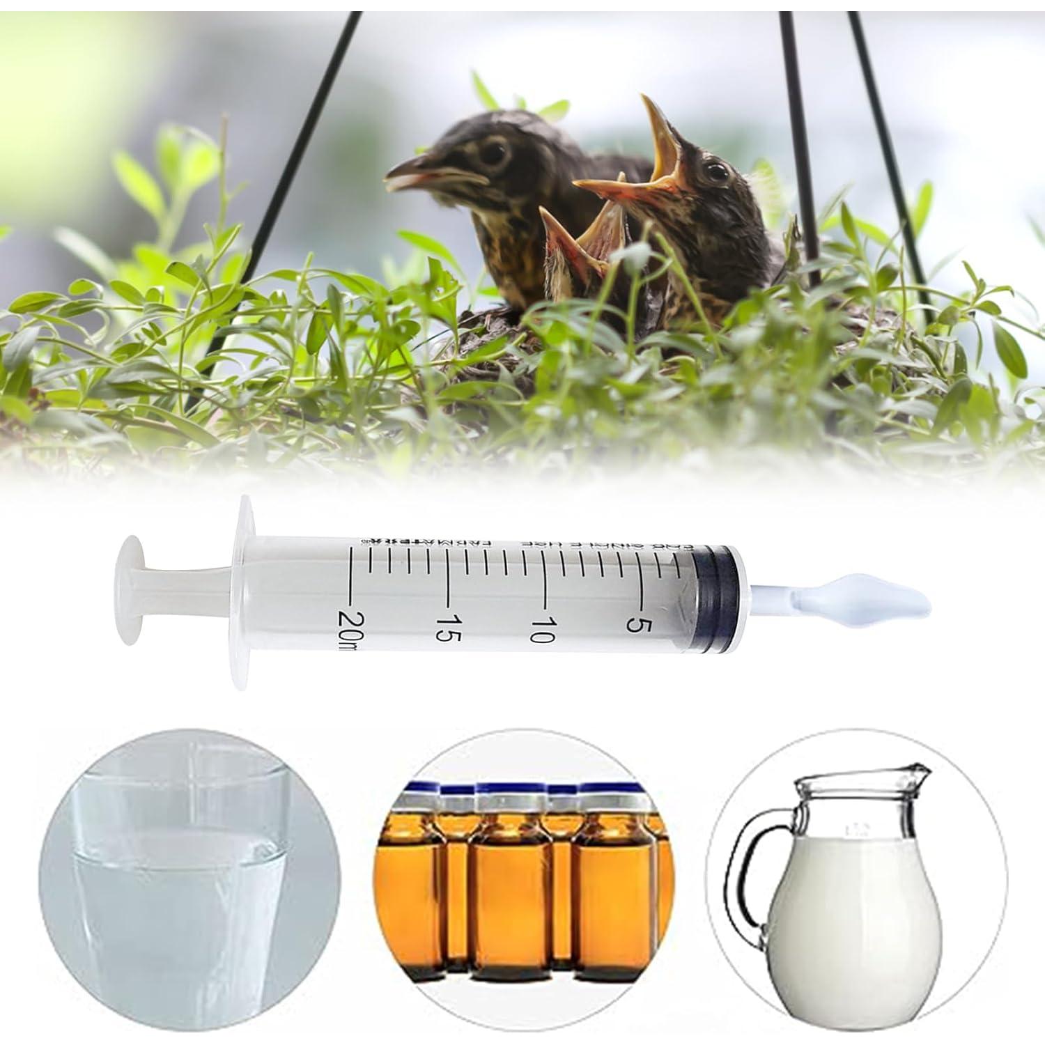 Juego de Jeringas de Alimentación para Mascotas Pequeñas 20ml