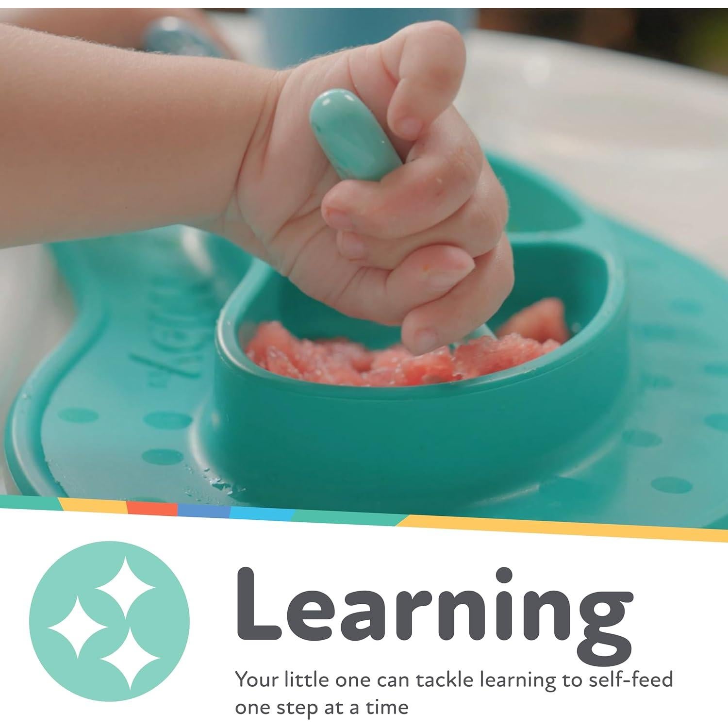 Set de Cucharas para Bebés Nuby 3 Piezas 6+ Meses Silicona